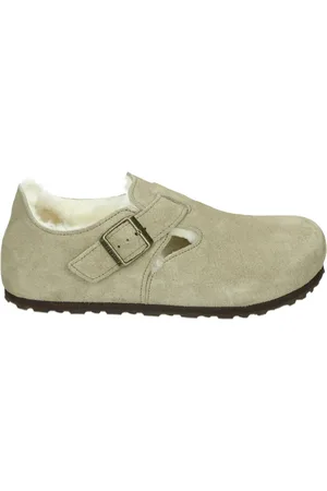 Birkenstock LONDON SHEARLING SUEDE LEATHER - Dames pantoffelsHeren pantoffels - Kleur: