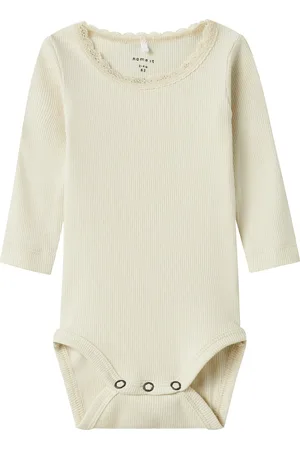 NAME IT Kab Lace Romper - Mt. 80 - Summer Sand