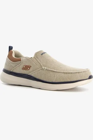 Skechers Delson 2.0 Heren Instappers - Sand