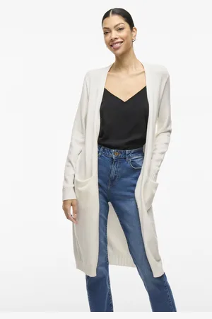 VILA VIRIL LONG L/S KNIT CARDIGAN - NOOS Dames Vest