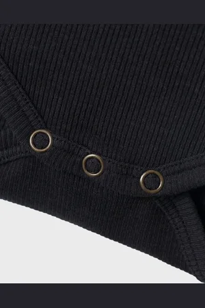NAME IT Romper Kab Button Black 68