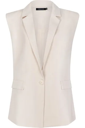 Ydence Gilet Gilet Lima Hss2569 002 Off White Dames