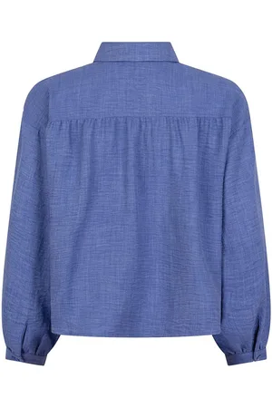 Ydence Blouse Blouse Fenna Hss2525 169 Denim Blue Dames