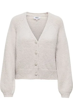 ONLY Vest Onlalyssa L/s Life Cardigan Knt 15210790 Pumice Stone Dames