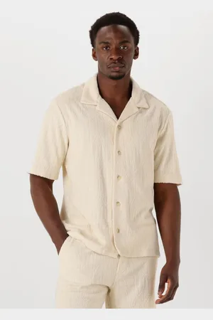Shiwi Men Ted Short Sleeve Geo Sun Heren - Vrijetijds blouse -