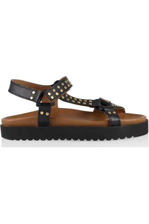 DWRS DWRS - KODIAK leren sandalen met studs