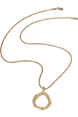 ASTRADAVI 18K Vergulde Sieraden - Hanger - Vintage Hanger Ketting Prachtig Ontwerp - Geel