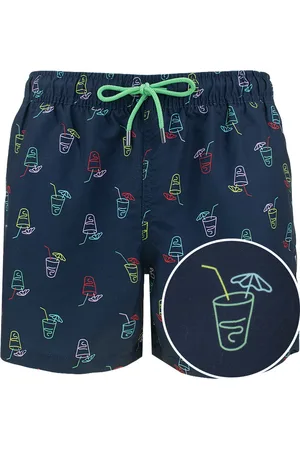 Happy Socks Heren zwemshort lemonade - maat m