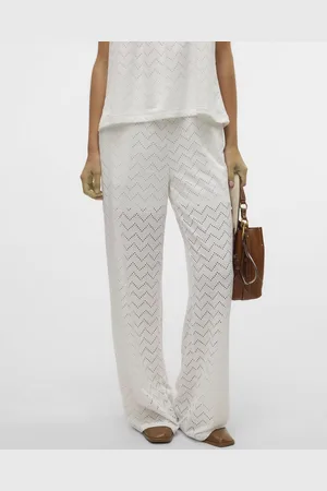 VERO MODA VMTHAS NW WIDE PANT JRS GA VO - Dames - Broeken