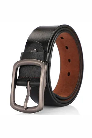 Merkloos Herenriem Leer - 130 cm - luxe uitstraling - geschikt voor elke outfit - 100 % Leder - Breedte: 3.7 cm