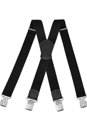Merkloos Bretels met 4 zeer sterke metalen clips - Heavy-duty en verstelbaar - X-vormig - One size fits all