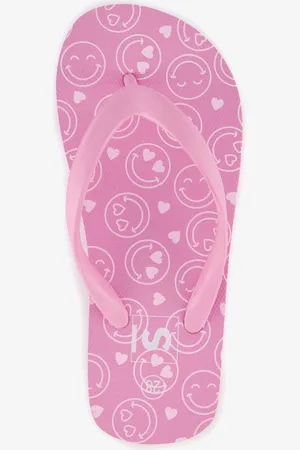 Scapino Meisjes teenslippers met smileys
