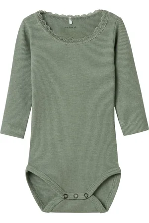 NAME IT Romper Kab Lace Lily Pad Melange 56