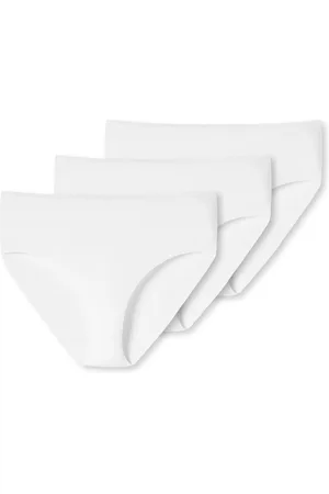 Schiesser Uncover by 3PACK Midi Slip Dames Onderbroek - wit