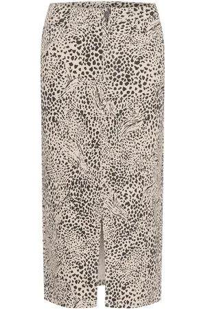 Kaffe Rok Kalisa Skirt 10509882 107403 Abstract Leopard Dames