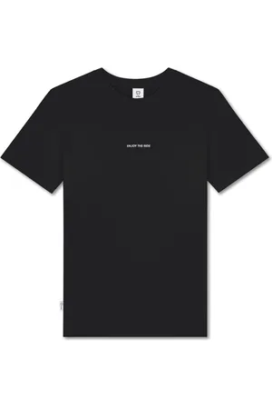 A-dam ETR Slogan - T-shirt - Katoen - Korte Mouw - Heren - Zwart - L