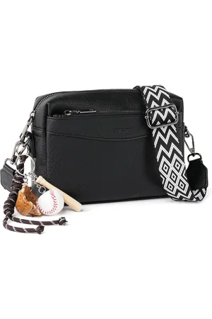 TAN.TOMI Dames Schoudertassen, Crossbody Tas, Crossbodytassen voor Dames met Verstelbare - Afneembare Brede Band