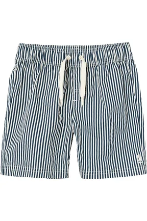 NAME IT Jongens Zwemshort Kinderen NKMZEER Gestreept /Wit