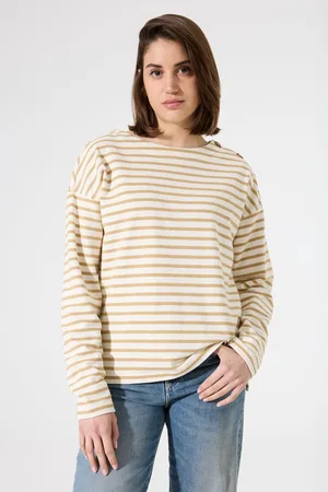 Garcia Dames Sweater Bruin Long mouw