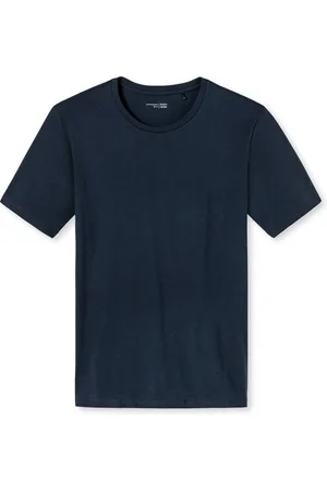 Schiesser M&R Heren T-Shirt - 1/2 arm - Donker - R-Hals