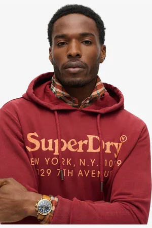 Superdry Venue hoodie met ton sur ton logo - Heren - Hoodies