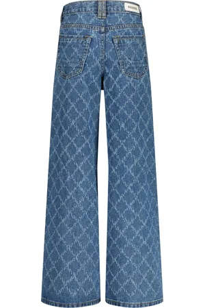 Raizzed Meisjes spijkerbroek Monaco Laser Mid Blue Stone Extra wide leg