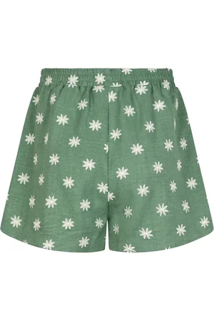 Ydence Broek Short Elsa Hss2524 041 Green Dames