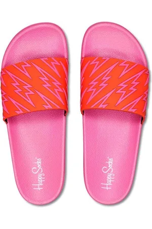 Happy Socks FLA114-9100 Pool Slider Flash - maat 38-39