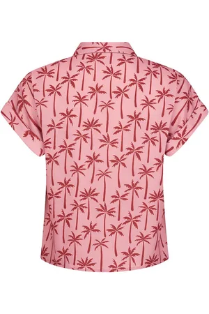 Ydence Blouse Blouse Tina Hss2541 1112 Pink Palms Dames