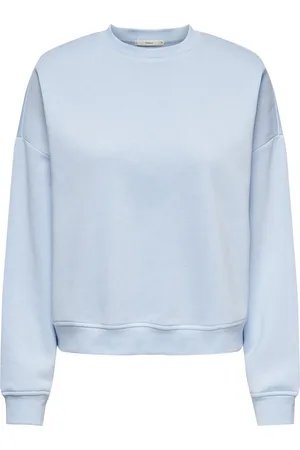 ONLY Trui Onlsweat Life L/s Crew Oversize Swt 15243380 Cashmere Blue Dames