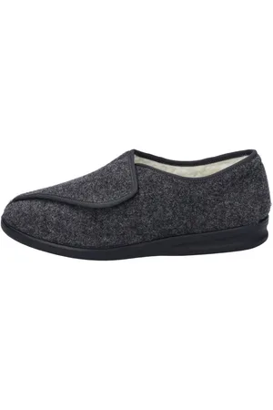 Josef Seibel Belfort 85 W | Hausschuh für Herren | Grau