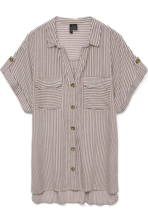 VERO MODA VMBUMPY SS SHIRT WVN NOOS - Dames - Blouses