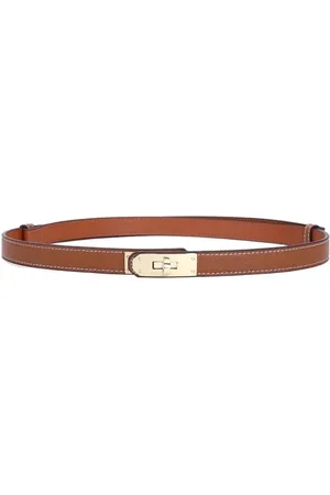 Fashion Favorite Golden Lock Riem - /Goud | 85 cm | Hoogwaardig PU-Leder | Tailleriem |