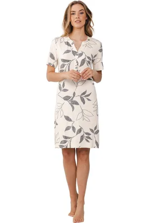 Pastunette Dames Nachthemd Premium - Leaf Shadows - Viscose