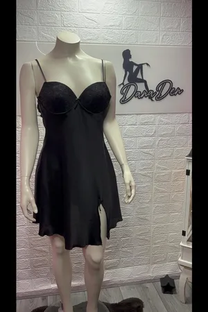 Merkloos Lingerie Satin - - Dress - Fashion - Party Moda