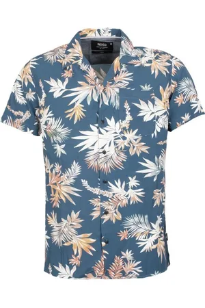 INDICODE INRammie Shirt met korte mouwen navy XL Viscose Heren - Street wear