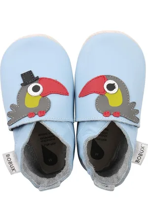 Bobux Babyslofjes Light blue toucan