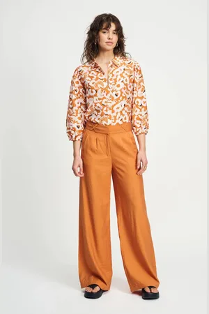 POM Amsterdam Broek POM - Sienna Brown
