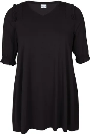 Zhenzi Lexi tuniek zwart maat XL=54/56
