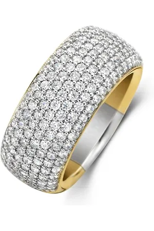 Ti Sento Milano TI SENTO Dames Ring - 925 - Zirkonia met geel verguld