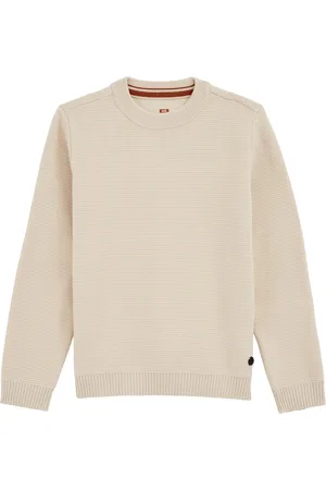 WE Fashion Jongens gebreide trui met ribstructuur