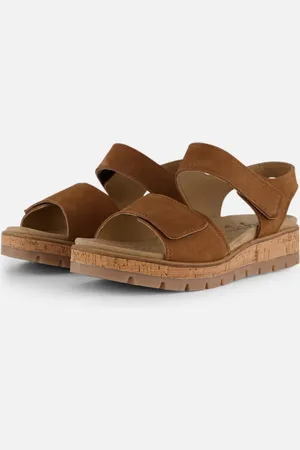 Feyn Sandalen cognac