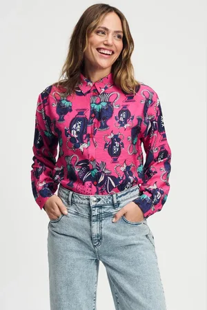 POM Amsterdam POM Blouse - Milly Vases Pink - sp9219