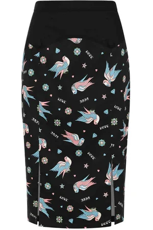 Banned Retro Marilou Swallows Kokerrok - XL