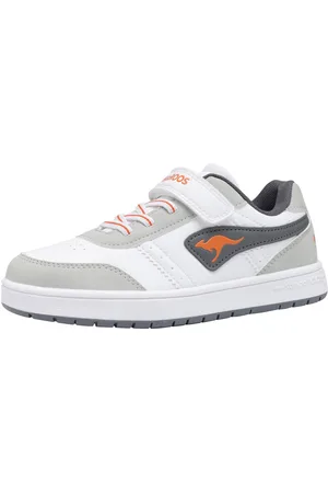 KangaROOS Shaggy EV sneaker jeugd schoenen unisex 10266 000 2194 wit/grijs