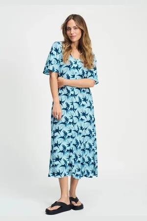 POM Amsterdam POM Jurk - Artisan Blue - sp9176