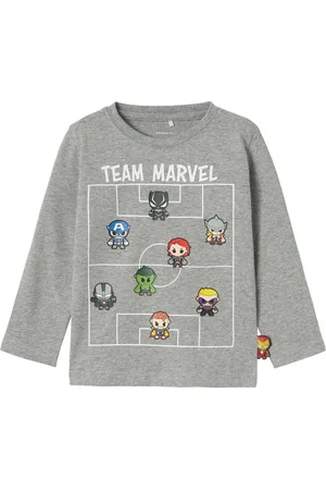 NAME IT NMMJES MARVEL LS TOP MAR - Jongens - Lange mouwen shirts