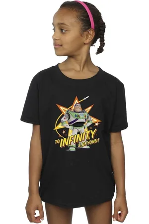 Disney Meisjes Toy Story Buzz tot in het oneindige Katoenen T-shirt