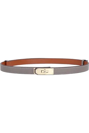 Fashion Favorite Golden Lock Riem - /Goud | 85 cm | Hoogwaardig PU-Leder | Tailleriem |