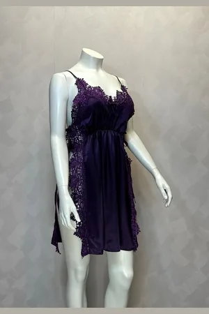 Merkloos Short satin lingerie